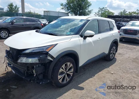 2021 Nissan Rogue Sv Intelligent Awd z USA, uszkodzony, nr VIN 5N1AT3BB3MC836753
